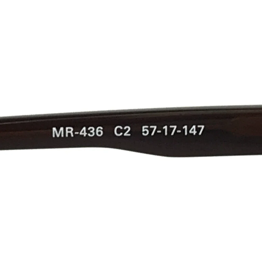 Michael Ryen Eyeglasses Frames MR-436 C2 Matte Gold Brown Aviator 57-17-147